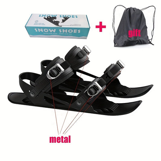 Mini Short Ski Skates for Outdoor Snow Skateboarding