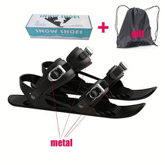 Mini Short Ski Skates for Outdoor Snow Skateboarding