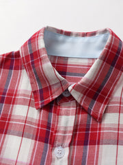 Boy's Gentleman Bowtie Shirt & Overalls Set for Summer Party