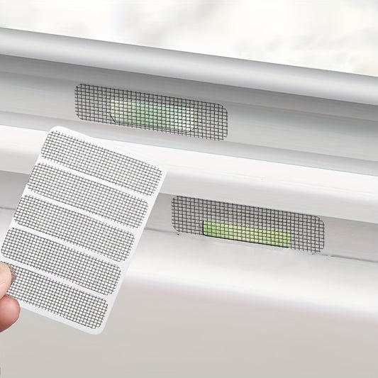 Mosquito Repellent Patches Kit w/ Grid Repair Stickers & Drainage Hole