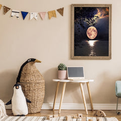 Moon Lake Cross Stitch Kit Wall Artwork
