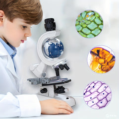 Adjustable Focus Microscope Student Lab Kit