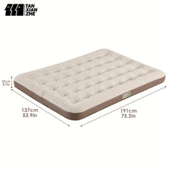 Durable Inflatable Air Mattress Twin Size for Camping and Traveling