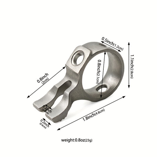 Metal Slingshot Bowfishing Releaser Quick Launch Fishing Ring