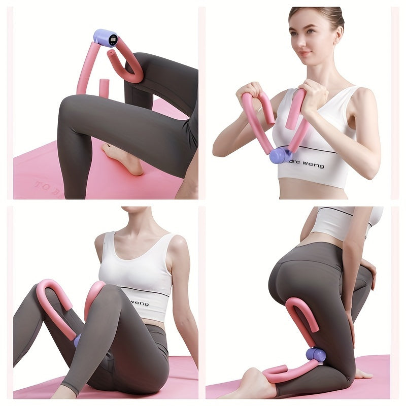 5pcs Yoga Fitness Set: Stretch Rope, Slimming Clamp, Yoga Ring, Resistance Rope