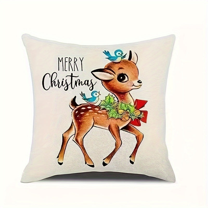 Christmas Pillowcase for Sofa Living Room & Outdoor Camping