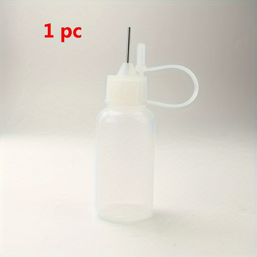 6pcs 20ml Soft Plastic Glue Applicator Bottles with Needle Tip