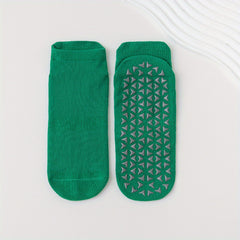 Women's Non-Slip Yoga Pilates Socks Breathable Tube Dance Training Socks