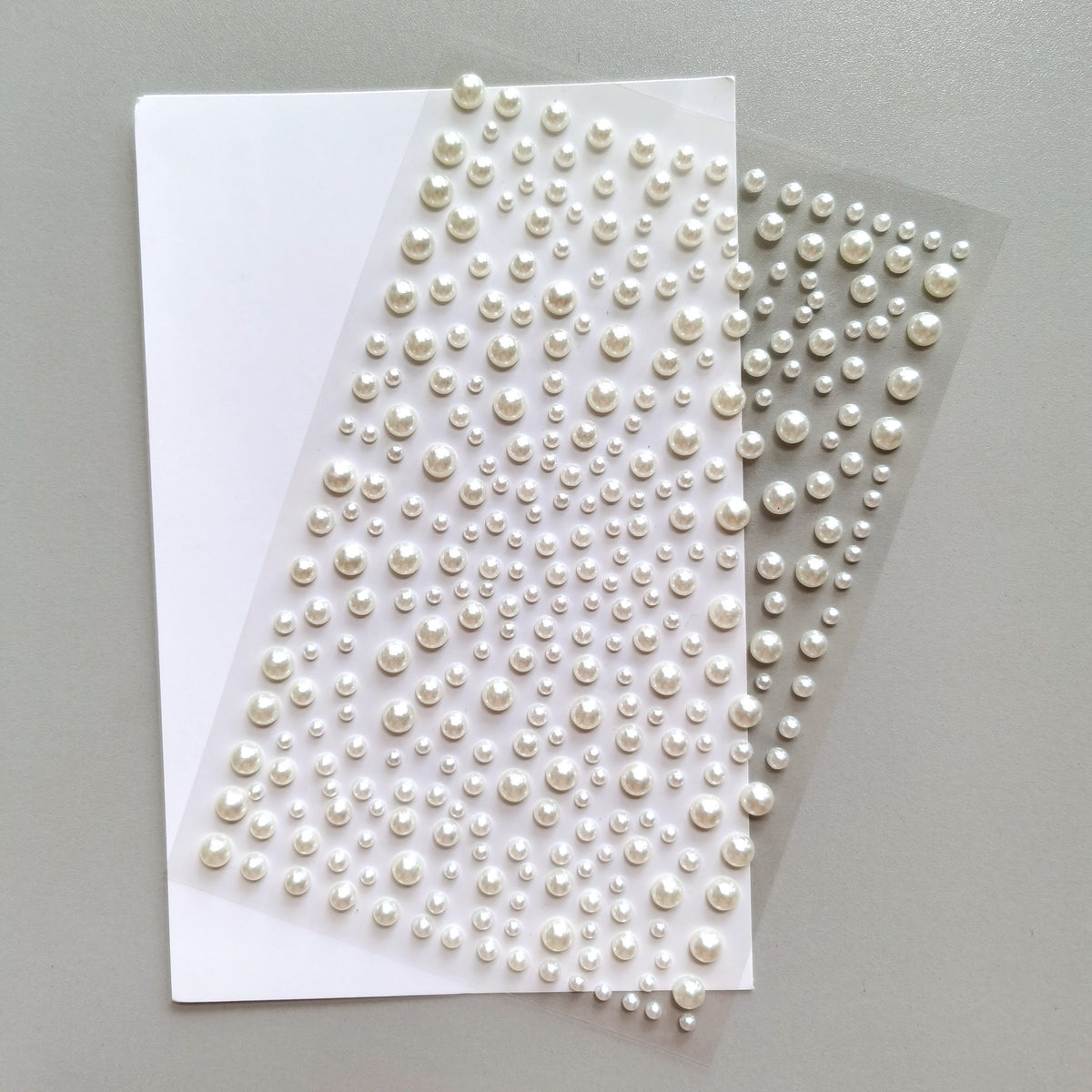 Pearl Sticker Flat Back 3mm for Makeup Nail Art DIY Crafts Scrapbooking