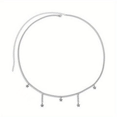 Bohemia Star Tassel Waist Chain Beach Belly Chain Lucky Stars Bikini Waist Chain