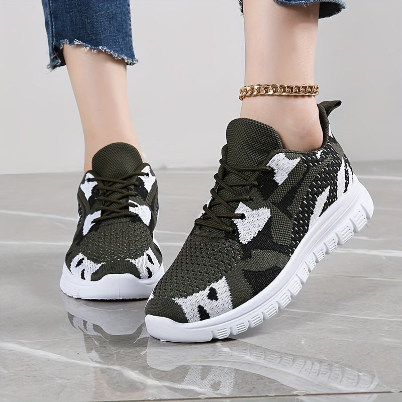 Camouflage Running Shoes Non-slip Lightweight Breathable Outdoor Sport