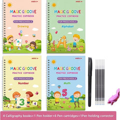 Reusable Handwriting Workbook for Kids - Alphabet & Writing Practice Book