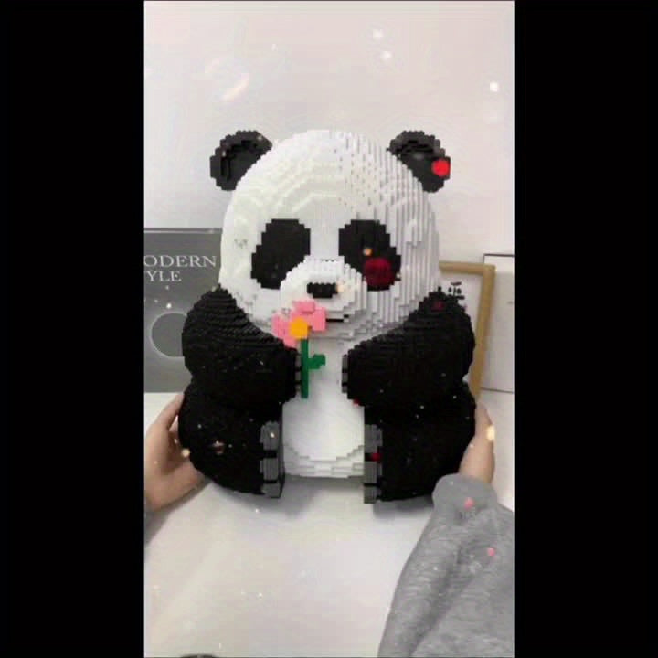 15Kpcs Giant Panda Fubao Building Block Toy 3D Puzzle Kit