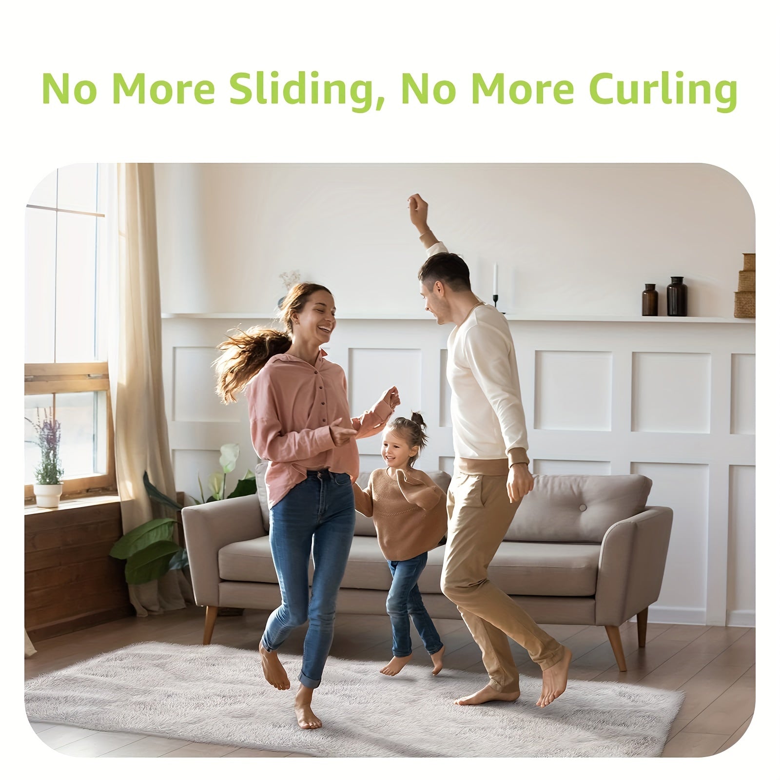 Rug Gripper Non Slip Carpet Tape Reusable Washable Rug Sticker