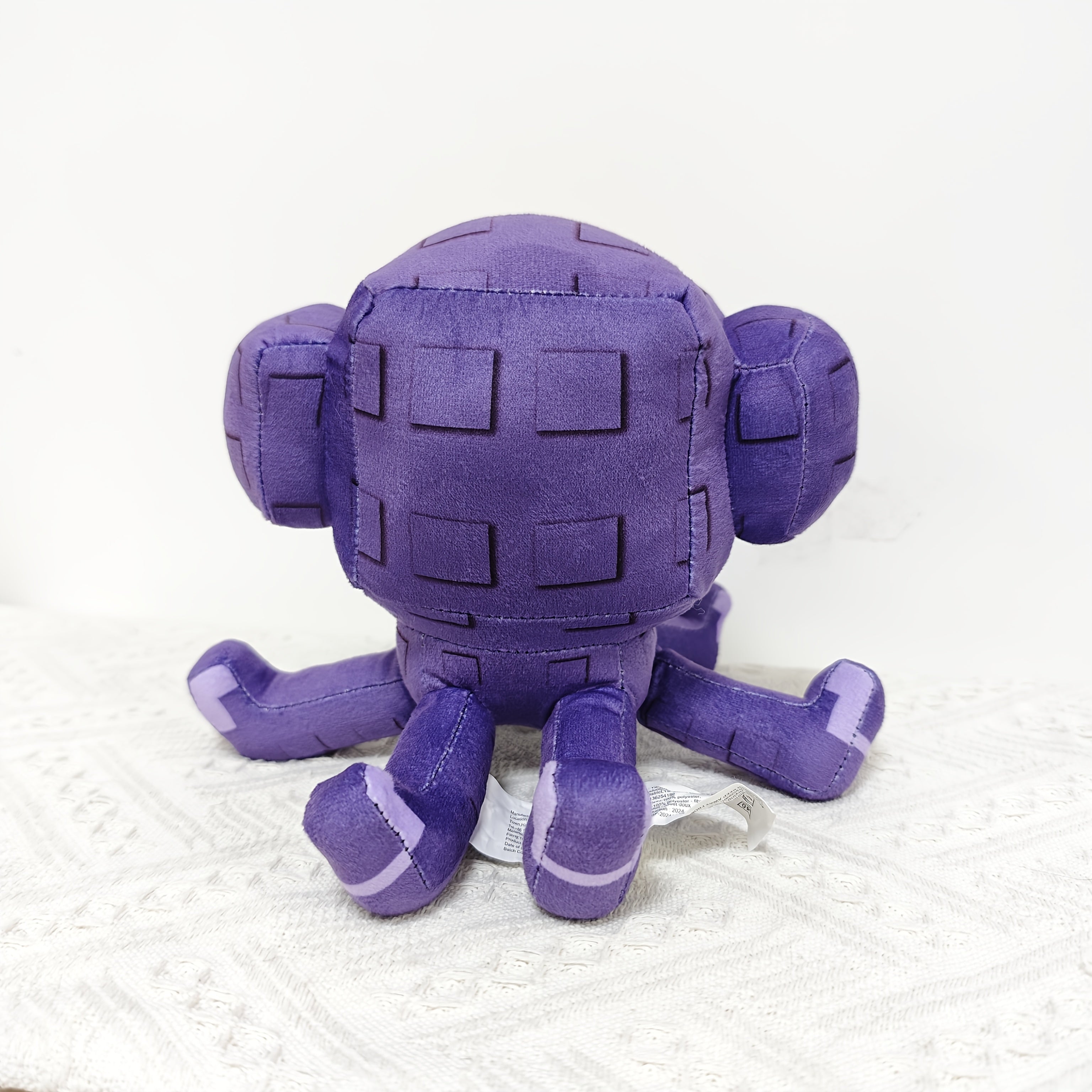 Octopus Plush Toy Soft Purple Squid with Yellow Eyes - Perfect Gift