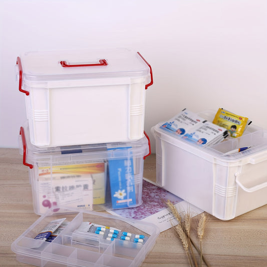 Portable Medicine Box First Aid Storage Health Care Box