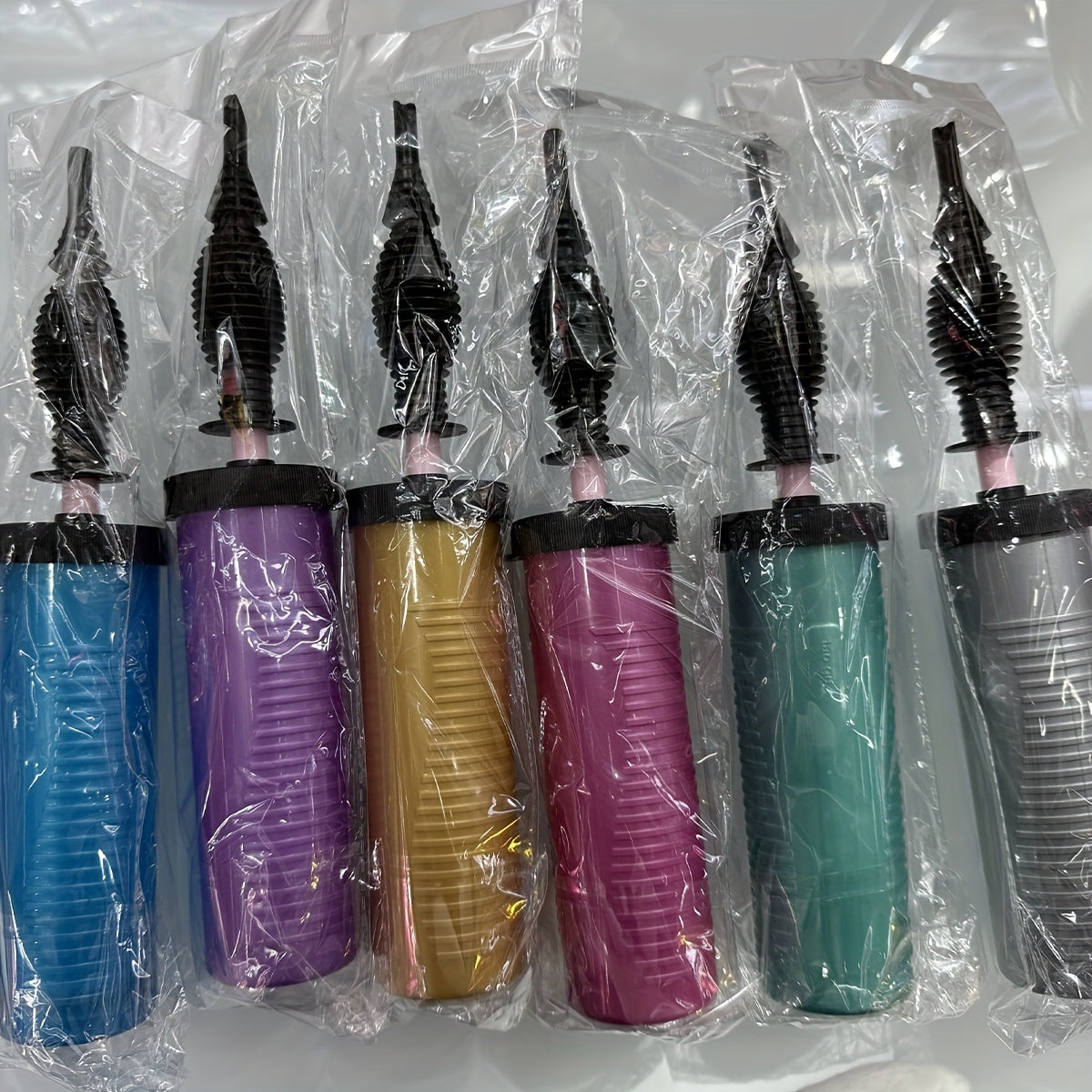 1pc Hand Push Inflator Party Accessory Random