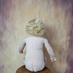 24 Inch 3D Paint Skin Art Reborn Smiling Baby Doll Toy