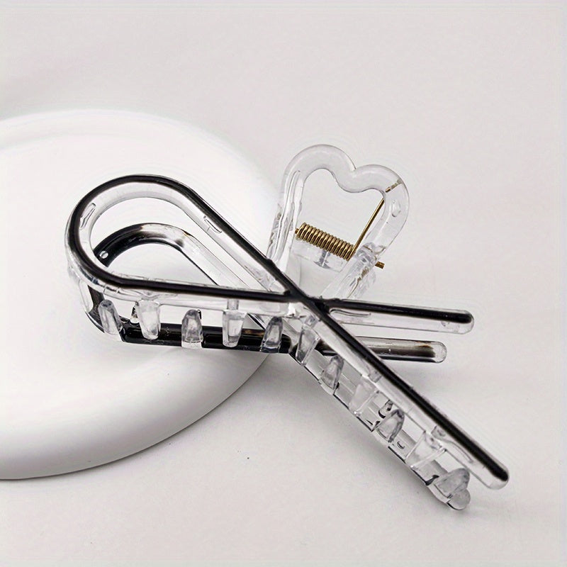 11 Clear Frame Banana Clip Non Slip Hair Accessory