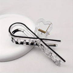 11 Clear Frame Banana Clip Non Slip Hair Accessory