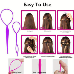 4008 Pcs Hair Styling Accessories Set for Girls Women, Elastic Rubber Band Duck