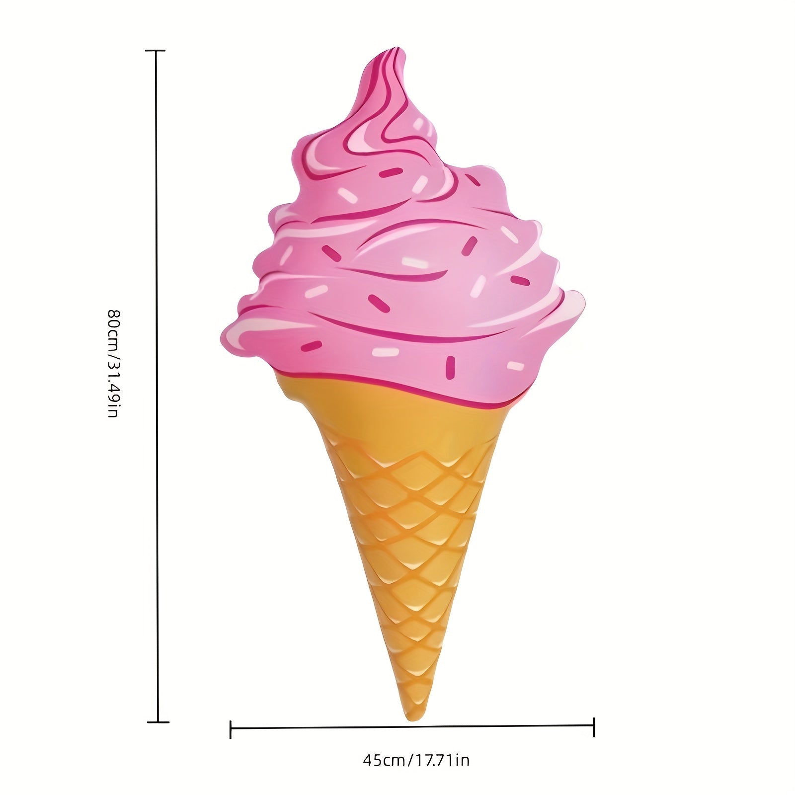 Inflatable Ice Cream Cone Party Balloons for Summer Parties