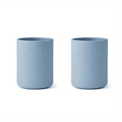 2pcs Silicone Toddler Cups Baby Training Tableware