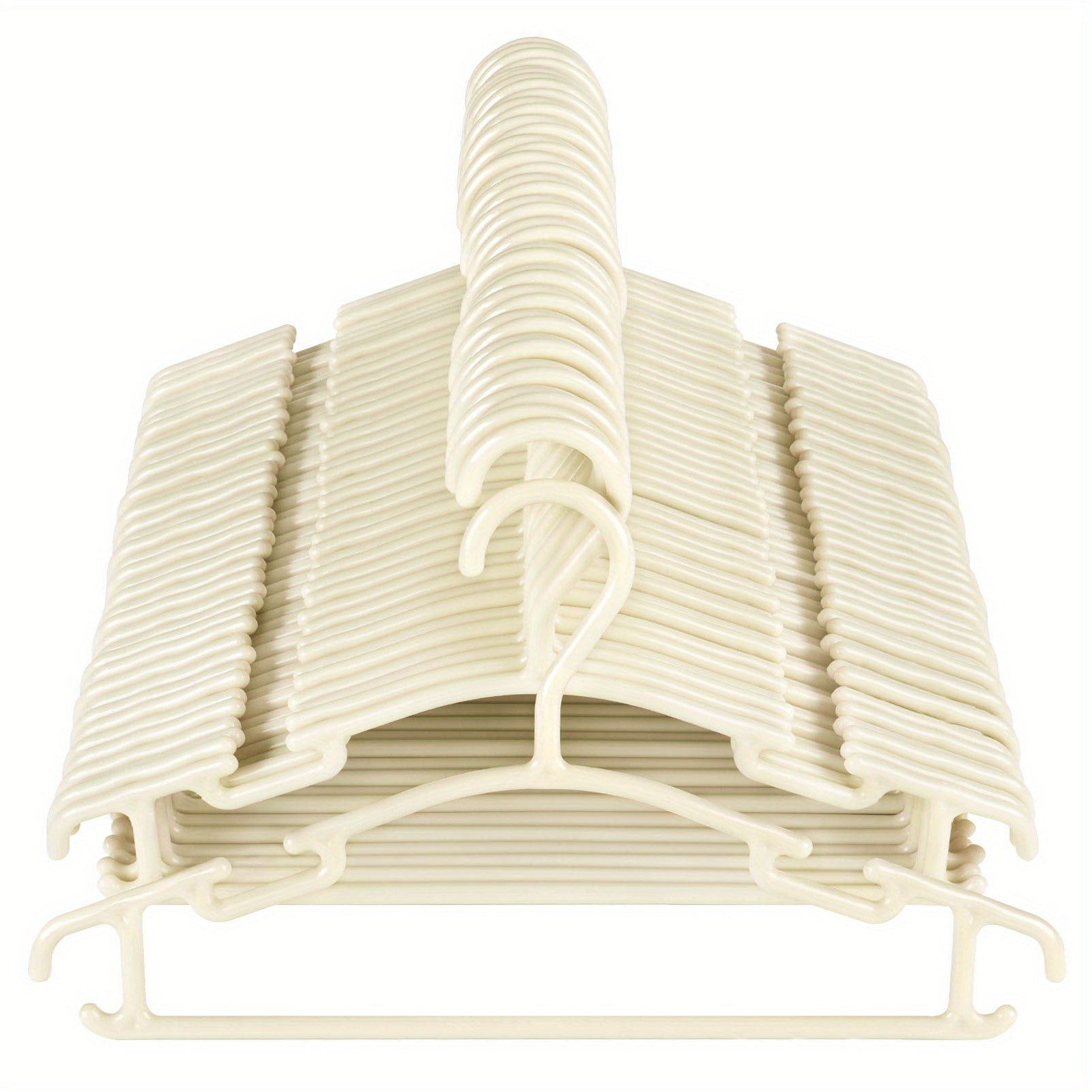 12pcs Beige Baby Hanger for Clothing Stores