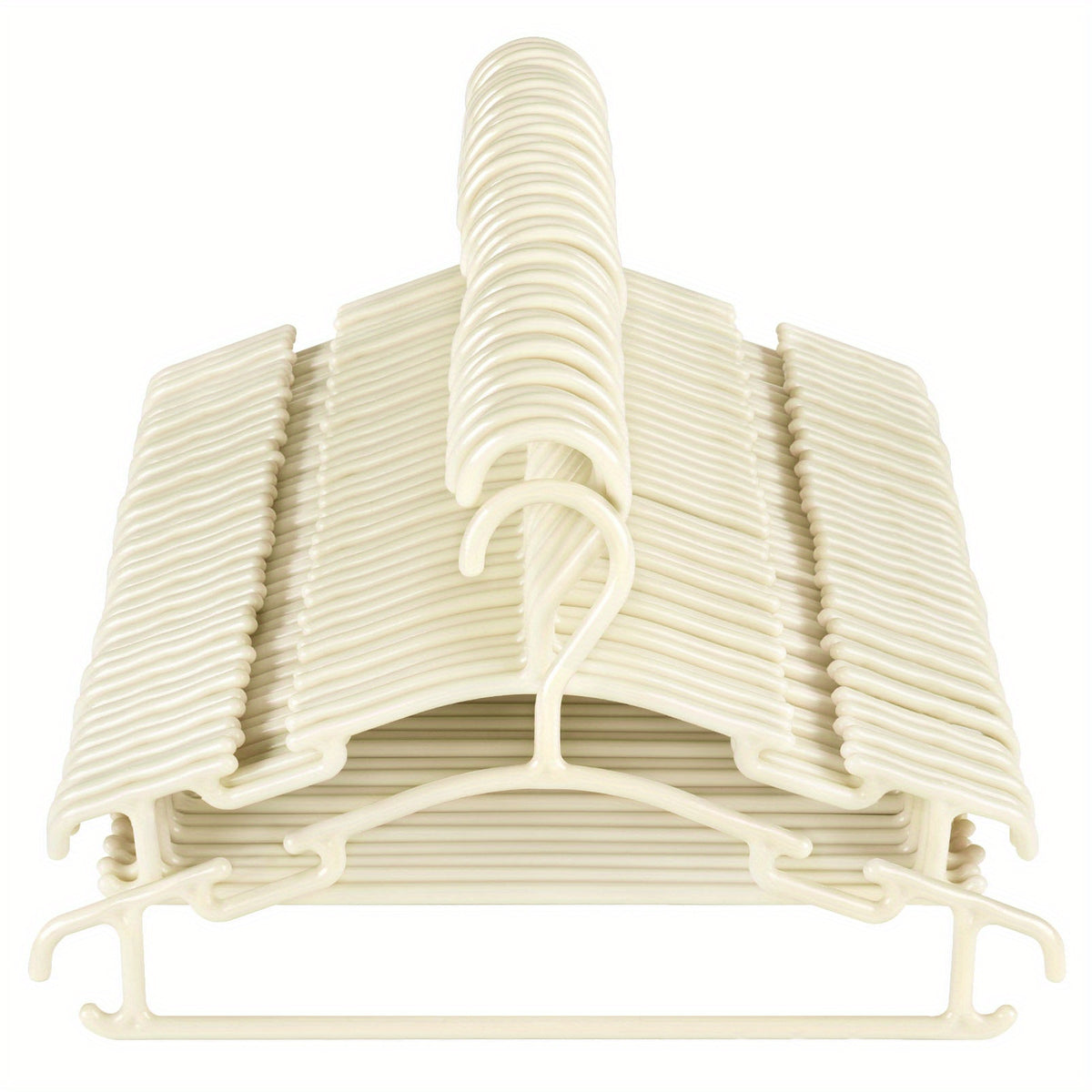 12pcs Beige Baby Hanger for Clothing Stores