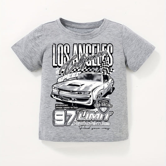 Baby Boy's Racing Car Graphic Tee Top