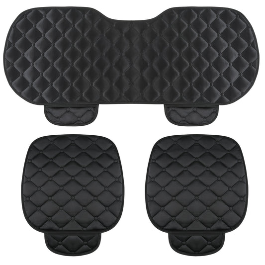 Plush Car Seat Cushion Set - Winter Warm Chair Cover