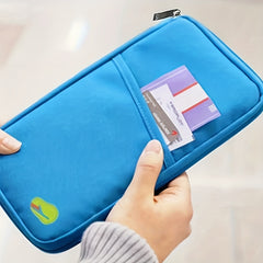 Large Capacity Travel Document Organizer Card Holder
