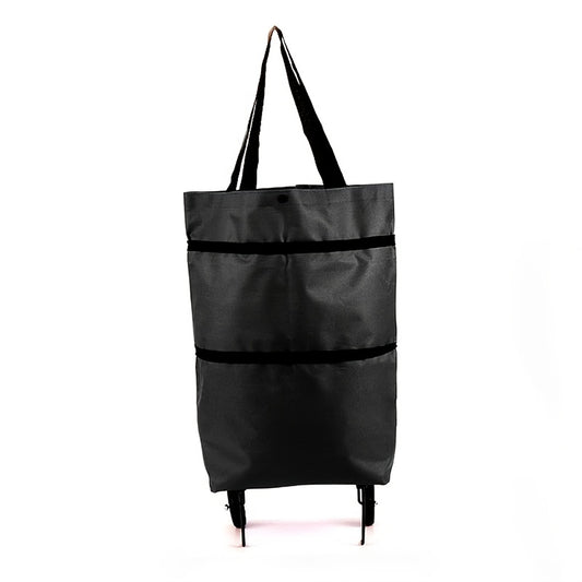 Small Supermarket Shopping Cart with Wheels for Seniors