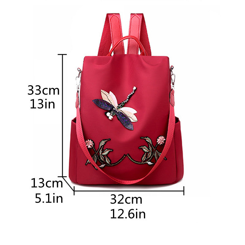 Women's Minimalist Large Capacity Backpack Girls Travel Bag