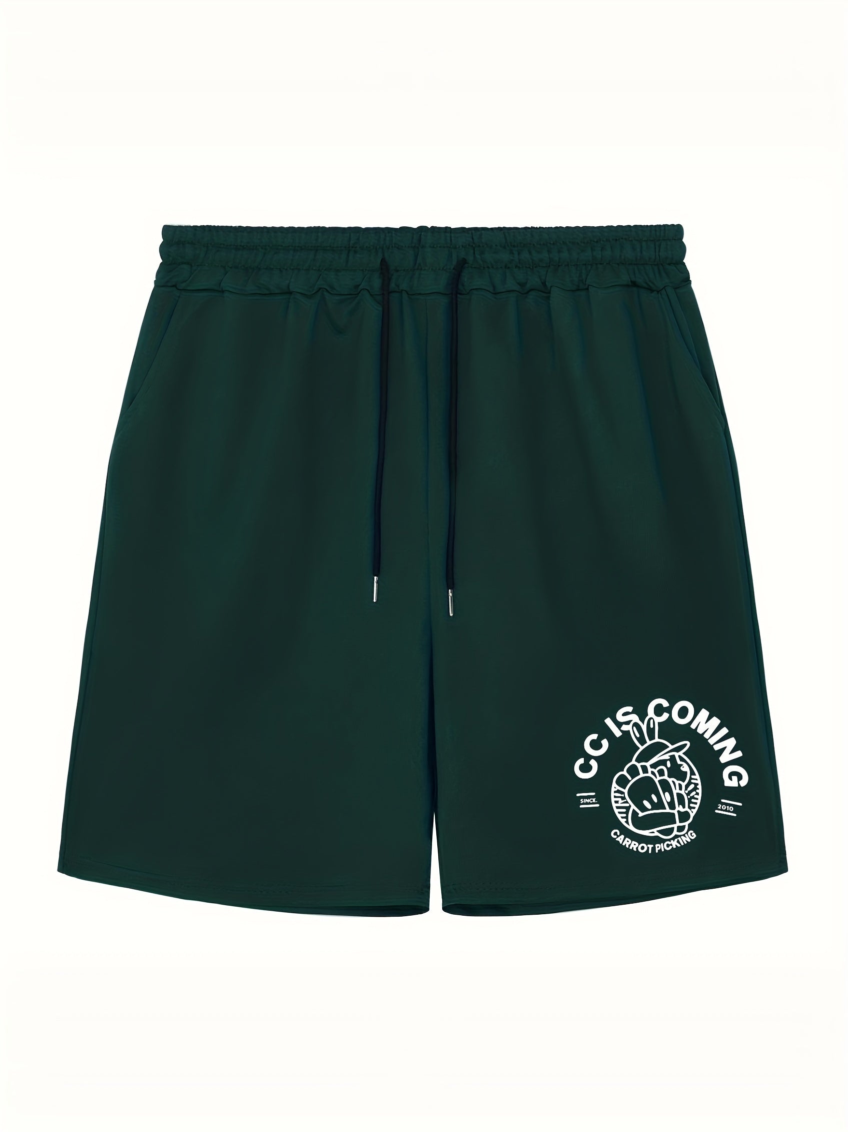 Men's Rabbit Graphic Athletic Shorts for Cycling Fitness