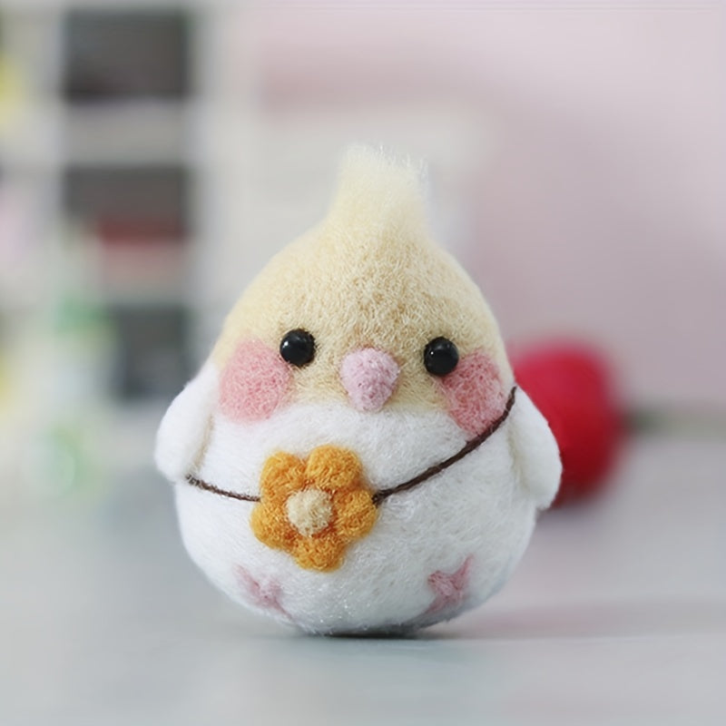 Bird Wool Felt DIY Material Bag Wall Decoration Kit