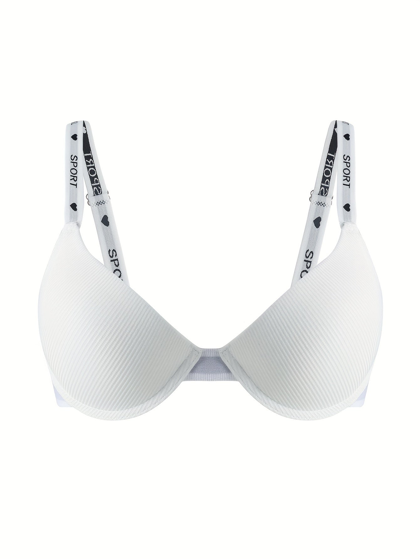 Letter Straps Push Up Bra Women's Lingerie & Underwear