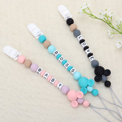 Custom Baby Pacifier Clip - Personalized Baby Shower Gift