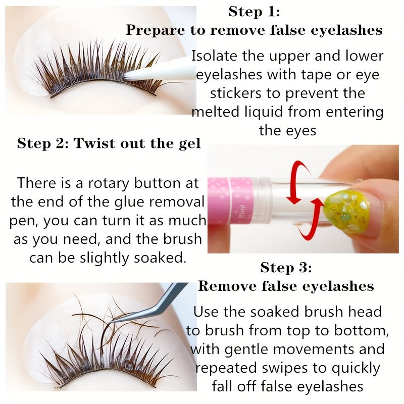 Eyelash Adhesive Remover Pen Grafting False Eyelash Glue Remover