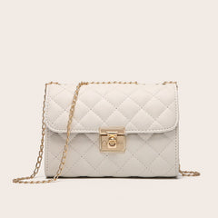 Quilted Crossbody Bag Chain Clutch Shoulder Bag Satchel