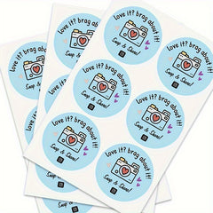 60PCS Retro Camera Stickers - Adorable and Perfect for Small Businesses