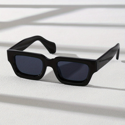Men's Small Square Thick Edge Sunglasses UV Protection