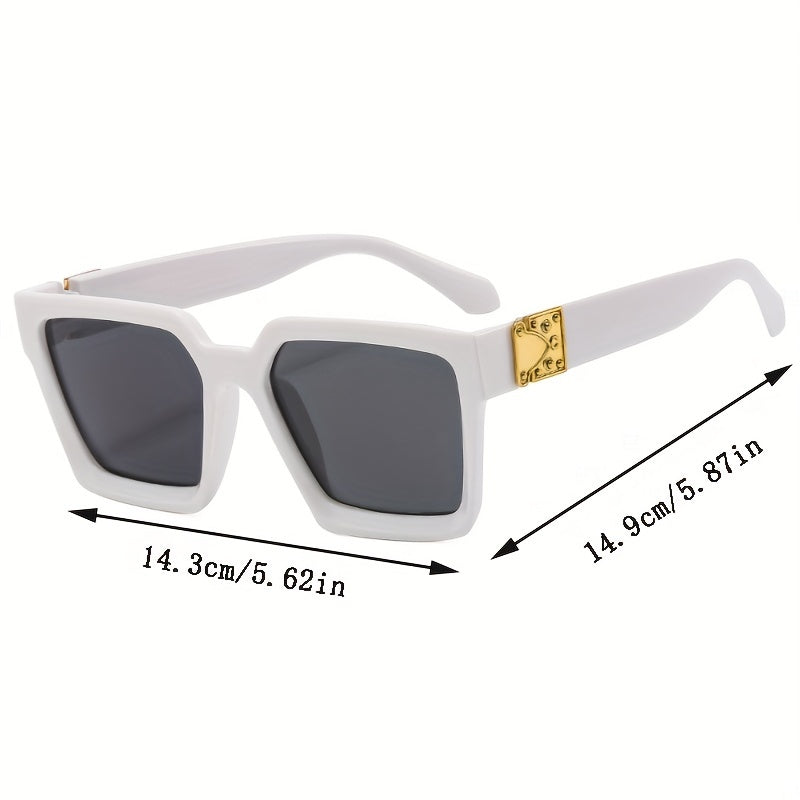 Square Sunglasses Women Men Retro Summer Outdoor Shades Classic Vintage