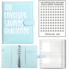 Savings Challenge Book 100 Envelopes Budget Planner with Cash Envelopes