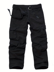 Men's Loose Washed Cargo Jeans Plus Size