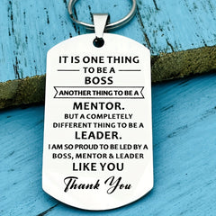 Thank You Gift Keychain for Leaders