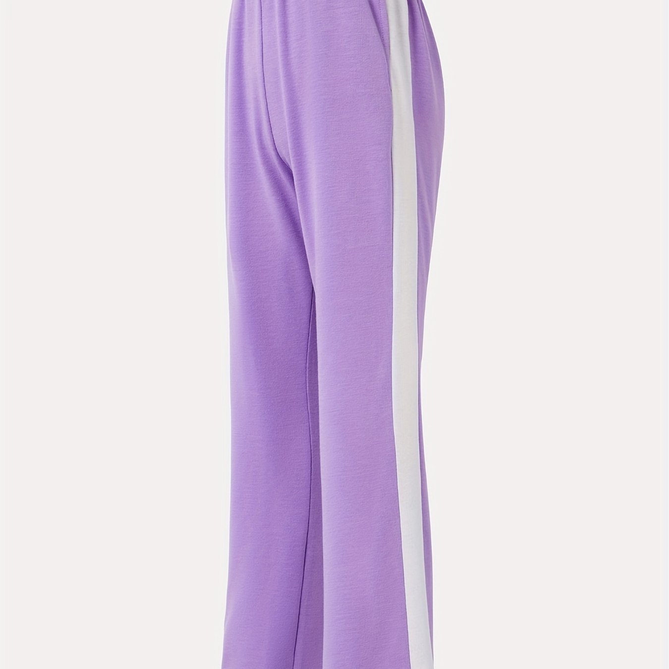 Girls Athleisure Wide Leg Sweatpants for Sports Running