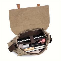 Large Capacity Canvas Messenger Bag for Men