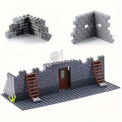 Architectural Building Blocks DIY Educational City Wall Bricks Set