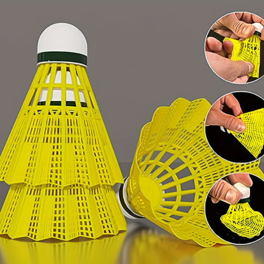 Plastic Badminton Balls High Speed Training Indoor & Outdoor Sports 12pcs